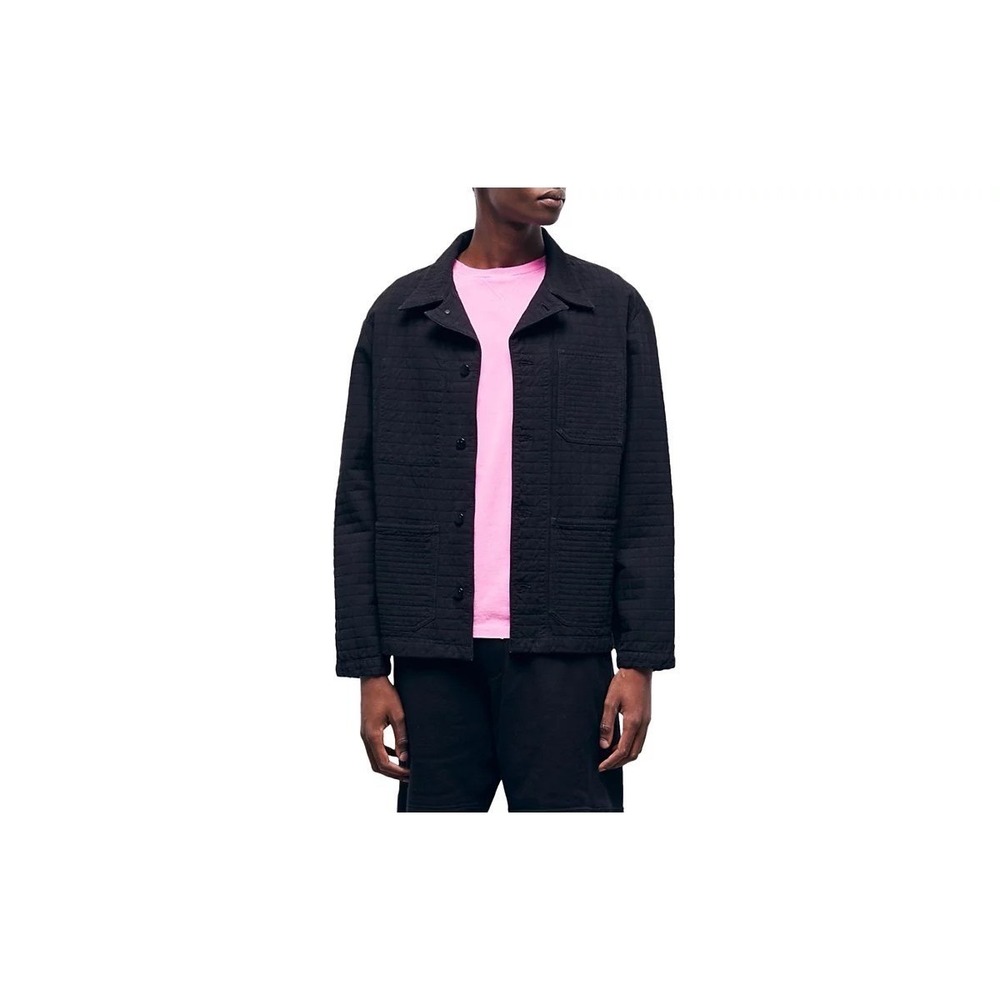 The Kooples NEW Workwear Denim Jacket Black Size‎ Medium MSRP $485